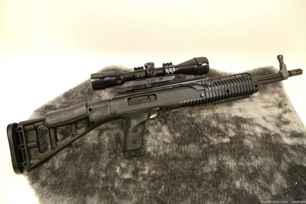 Hi-Point model 1095 10mm Carbine with scope and 3 mags-img-4