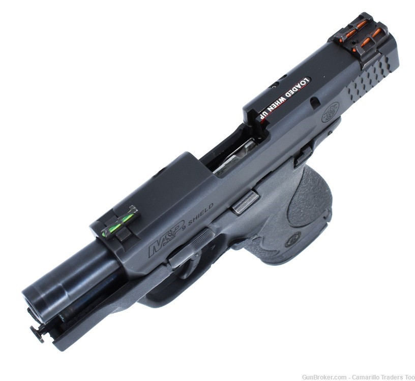 Smith & Wesson S&W M&P9 Shield Fiber Optic Sights 9mm LNIB 4 Mags 11905 SW-img-11