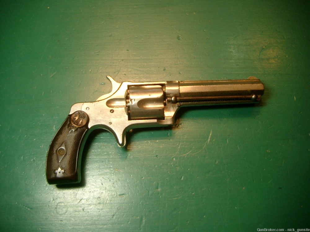 Remington Smoot No.3  Saw Handle Revolver IN SCARCE .38 CENTERFIRE CALIBER -img-0