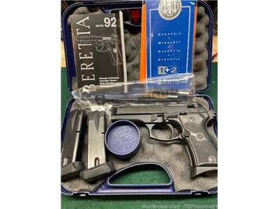 Beretta 92 Compact L type G decocker 9mm scarce w/ original box & 3 mags