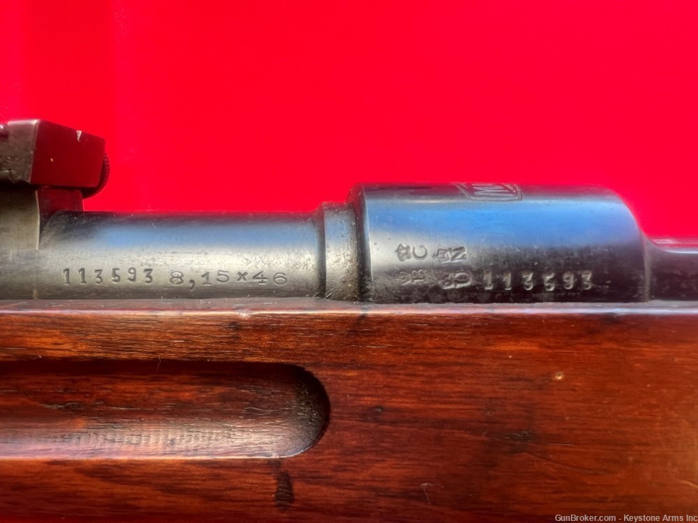 Mauser 98, "Wehrmannsgewehr" Serviceman Target Rifle, 8.15x46R, Single Shot-img-13