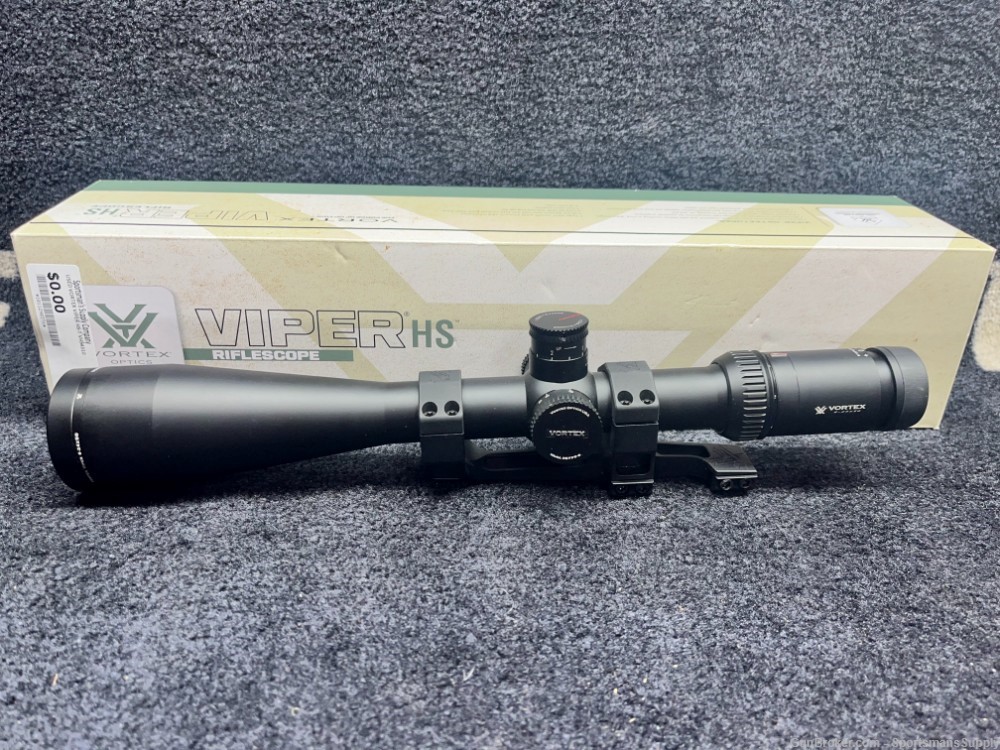 USED LIKE NEW Vortex Viper HS-T 6-24x50mm VMR-1 With Mount / Sunshade!!-img-3
