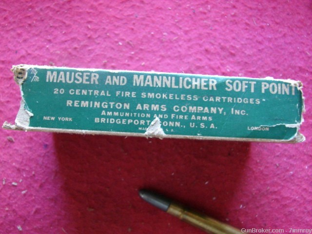 REMINGTON UMC KLEENBORE 9 MM MAUSER  MANNLICHER AMMO-img-2