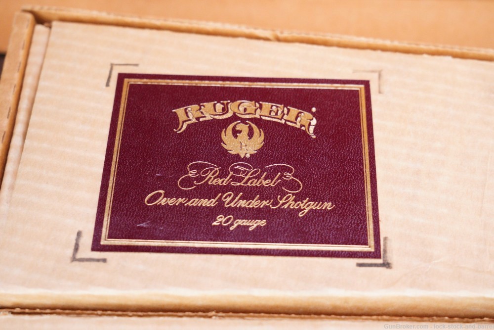 Ruger Red Label Over and Under 20 Gauge 26” O/U Shotgun & Box 1st Year 1978-img-32