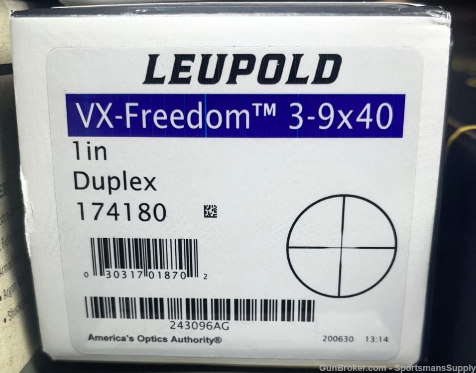 USED LIKE NEW Leupold VX-Freedom 3-9x40mm 1" Duplex Matte!!-img-6