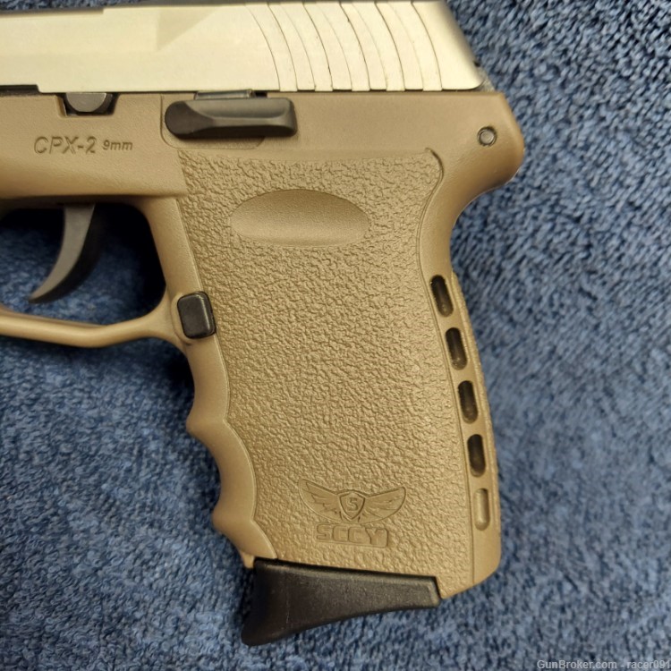 SCCY INDUSTRIES CPX-2 TTDE SEMI-AUTO PISTOL FDE / STAINLESS  9M  3"" BBL-img-10