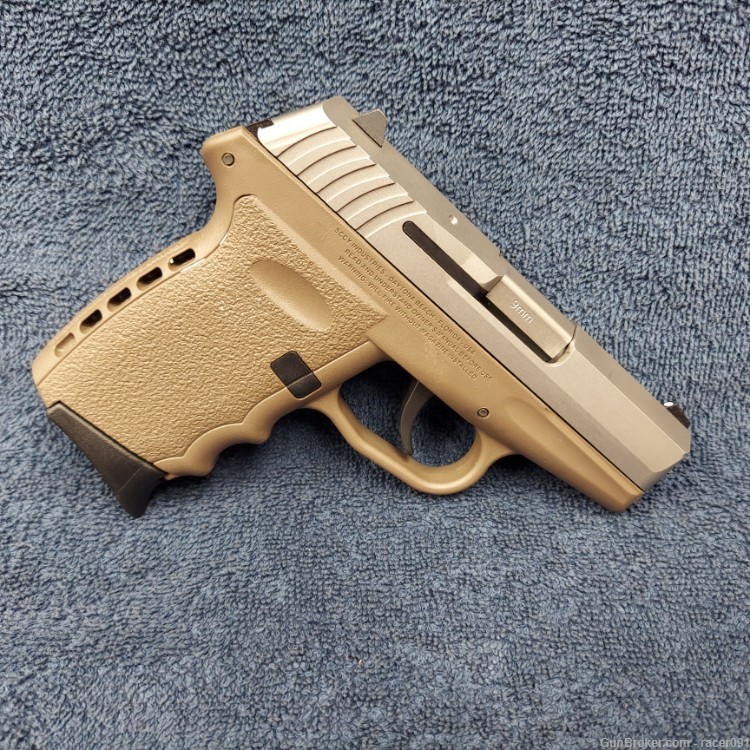 SCCY INDUSTRIES CPX-2 TTDE SEMI-AUTO PISTOL FDE / STAINLESS  9M  3"" BBL-img-2
