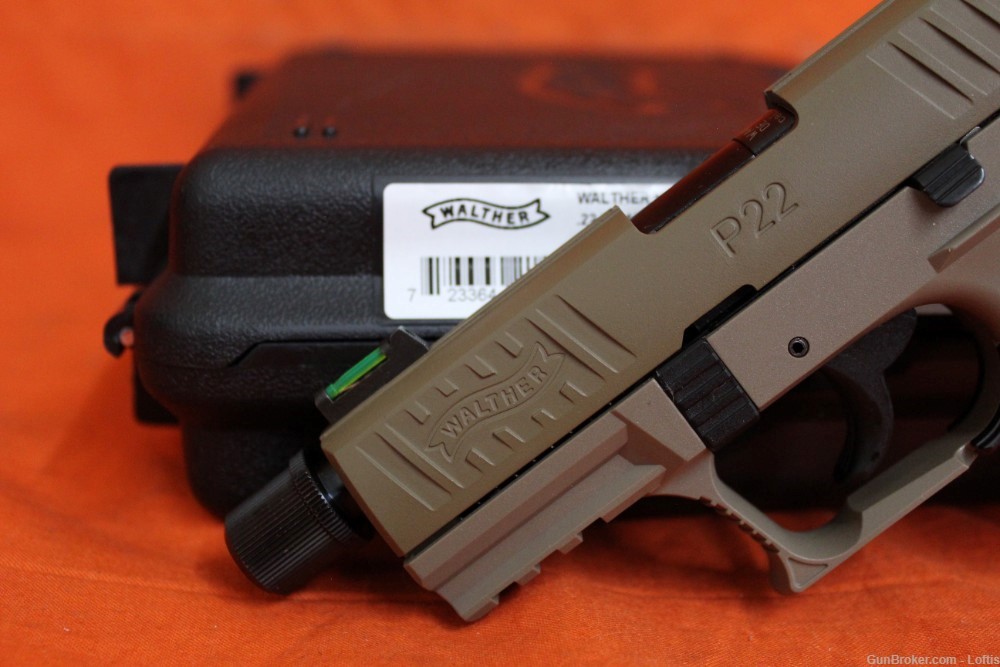 Walther P22Q Tactical .22lr FDE NEW! Free Layaway!-img-2