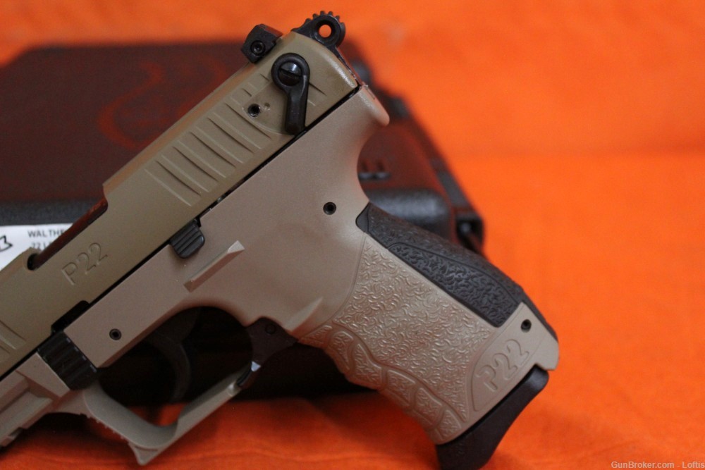 Walther P22Q Tactical .22lr FDE NEW! Free Layaway!-img-3