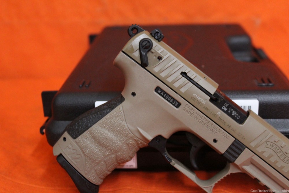Walther P22Q Tactical .22lr FDE NEW! Free Layaway!-img-4