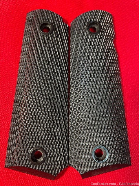 Two pair of new grips for 1911 style 45 acp pistols. Never mounted.-img-1