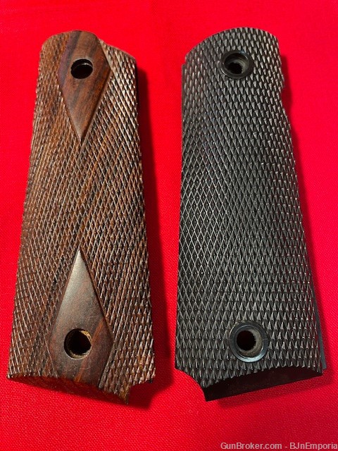 Two pair of new grips for 1911 style 45 acp pistols. Never mounted.-img-4