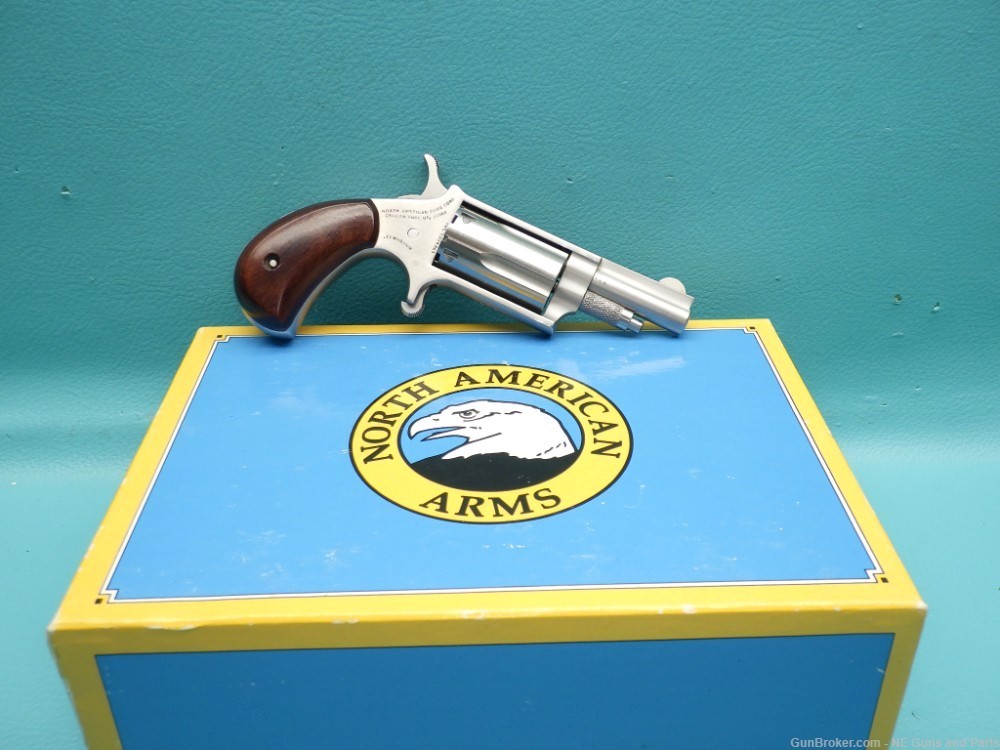 North American Arms Mini .22 Magnum revolver 1 5/8"bbl  W/ Box -img-0