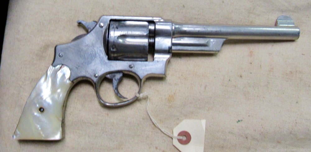 Smith & Wesson .44 Hand Ejector First Model Triple Lock 1915 .01 NO RESERVE-img-8