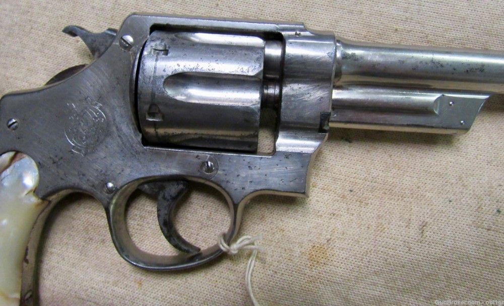 Smith & Wesson .44 Hand Ejector First Model Triple Lock 1915 .01 NO RESERVE-img-11
