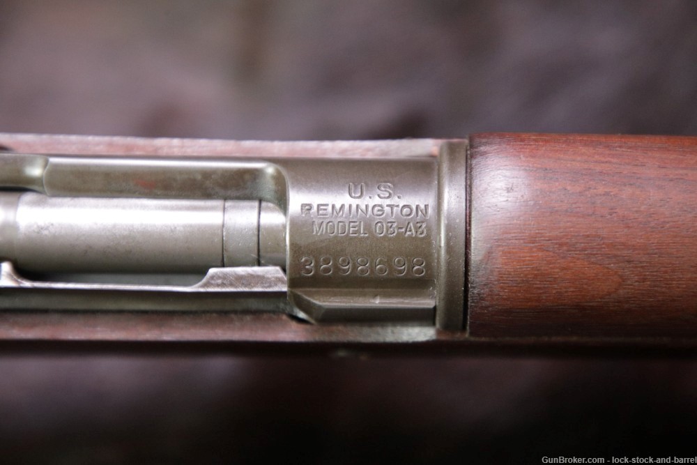 WWII Remington 1903A3 03-A3 .30-06 Bolt Action Rifle 1943 C&R-img-24