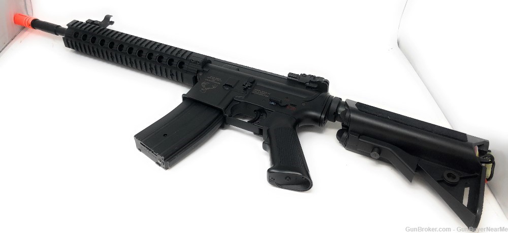 Echo STAG-15 M8A3 Airsoft Rifle 5.56mm - JP-24 Black with a few accessories-img-3