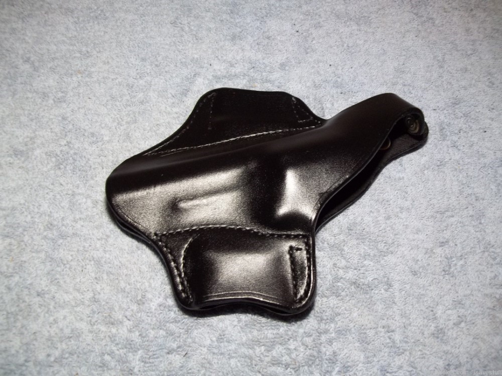 NOS Bucheimer L/H Concealer OWB Leather Holster Smith Wesson 4" 10 13 19 65-img-4