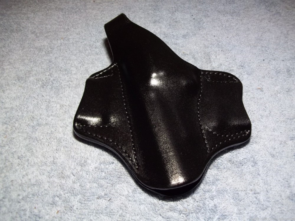 NOS Bucheimer L/H Concealer OWB Leather Holster Smith Wesson 4" 10 13 19 65-img-7