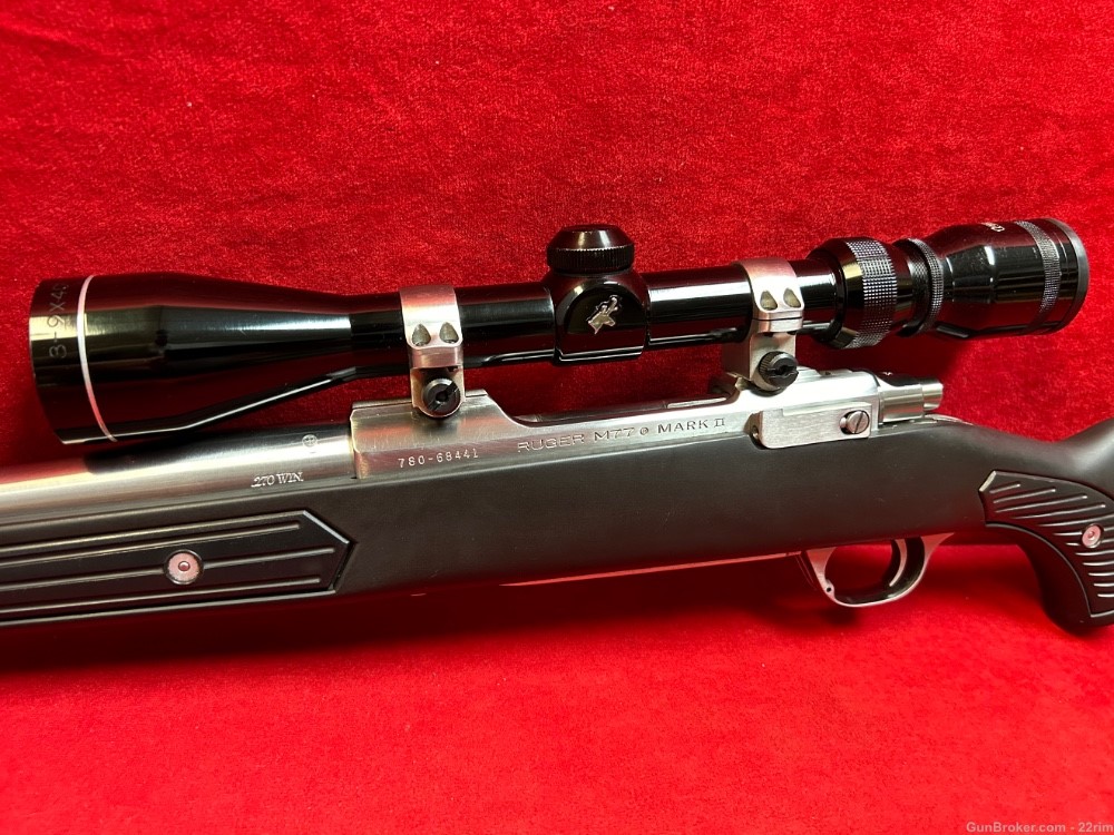 Ruger M77 Mark II, .270 Win, All Weather, Stainless, 1991, Paddle Stock-img-4