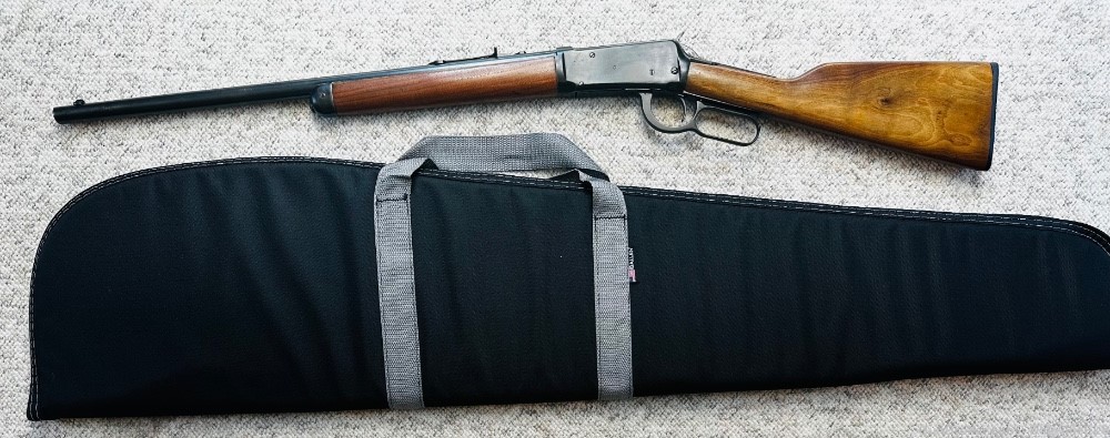 Winchester 94 Lever Action Coveted Pre-64 (Man. 1914) PreWar with Soft Case-img-1