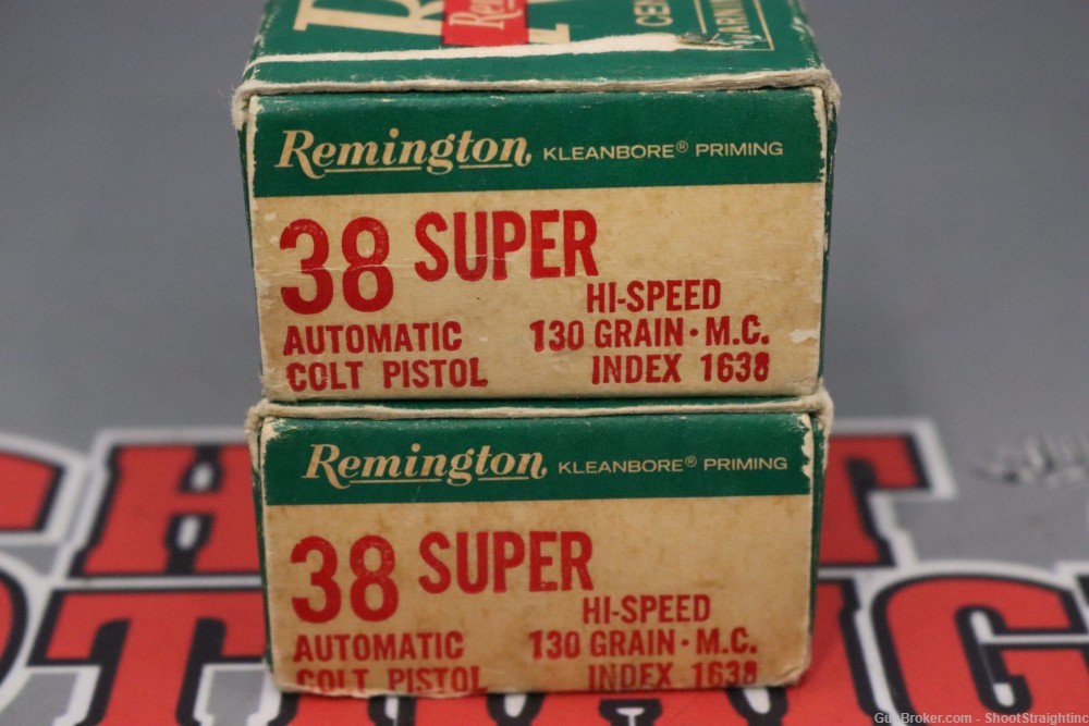 Lot O' Two (2) Boxes of 96rds Remington .38 SUPER 130gr FMJ-img-0