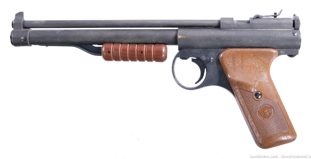 Lot of 4 Benjamin Franklin .22 Cal Pellet Air Pistols- Used (JFM)-img-3