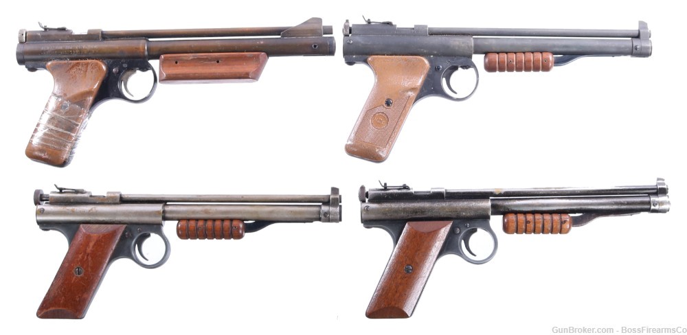 Lot of 4 Benjamin Franklin .22 Cal Pellet Air Pistols- Used (JFM)-img-5