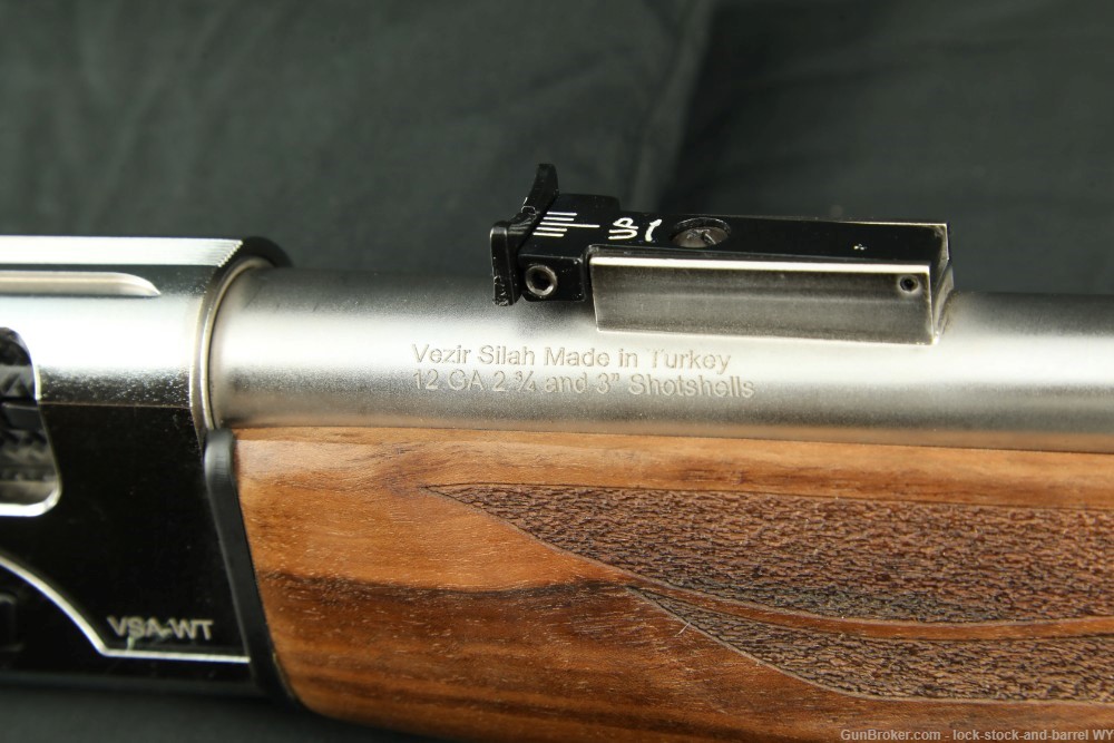 Anubis Armaments VEZiR Arms Carrera VSA-WT Wood Silver 12GA Shotgun 20”-img-28