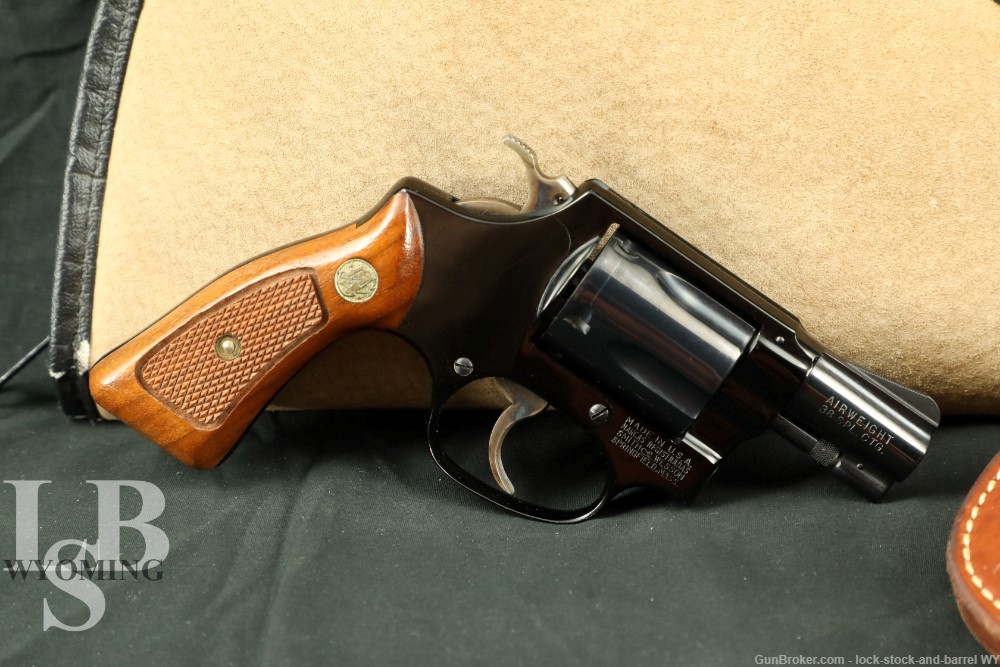 Smith & Wesson S&W Model 37 Airweight .38 Spl 2" Blue Revolver C&R-img-0