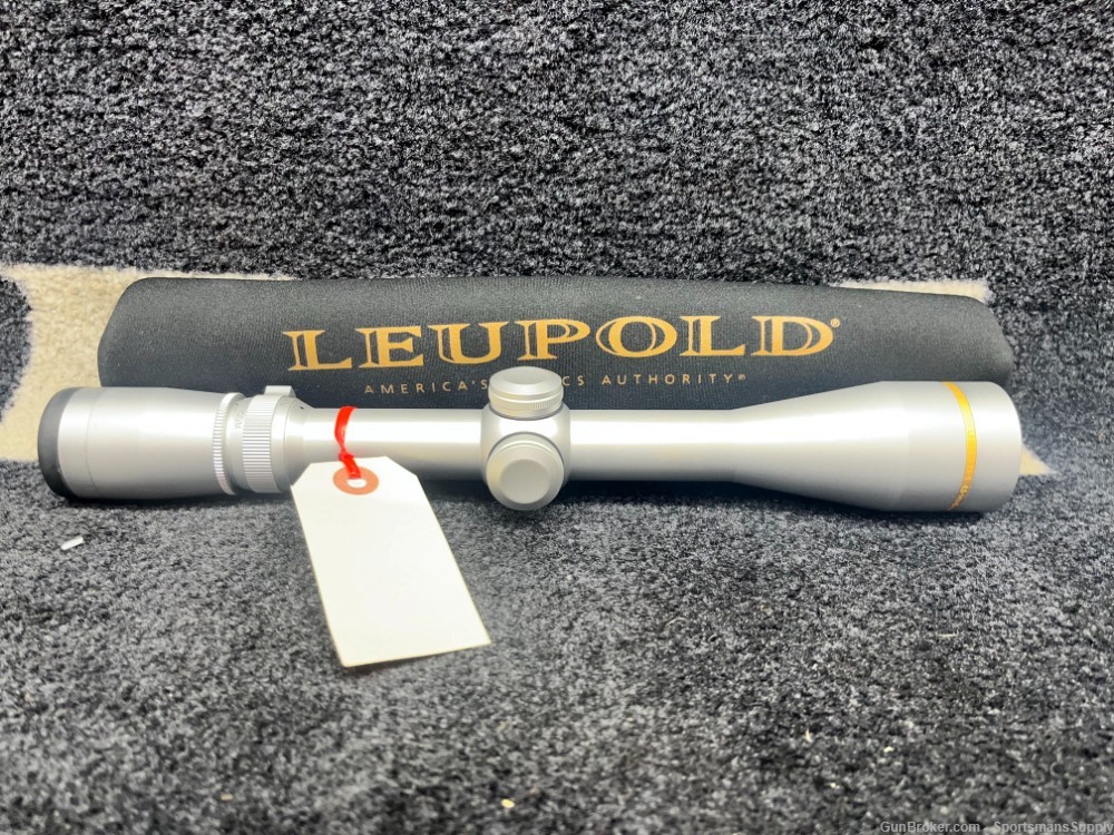 USED LIKE NEW Leupold VX-3 4.5-12x40mm 1" Silver Duplex!-img-0