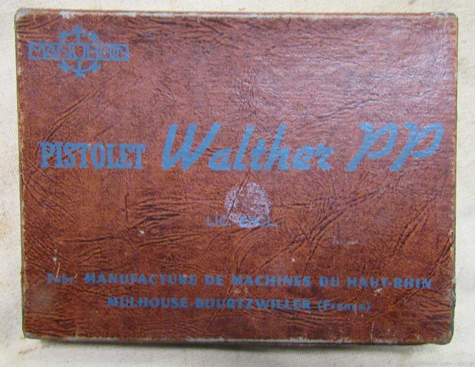 Original Manurhin Walther PP .32 ACP Pistol Box .01 NO RESERVE-img-1
