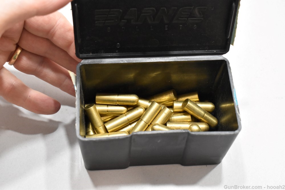 152 9.3 .366" Bullet Heads RWS Speer Barnes HP Semi-Spitzer TUG Brass Solid-img-6