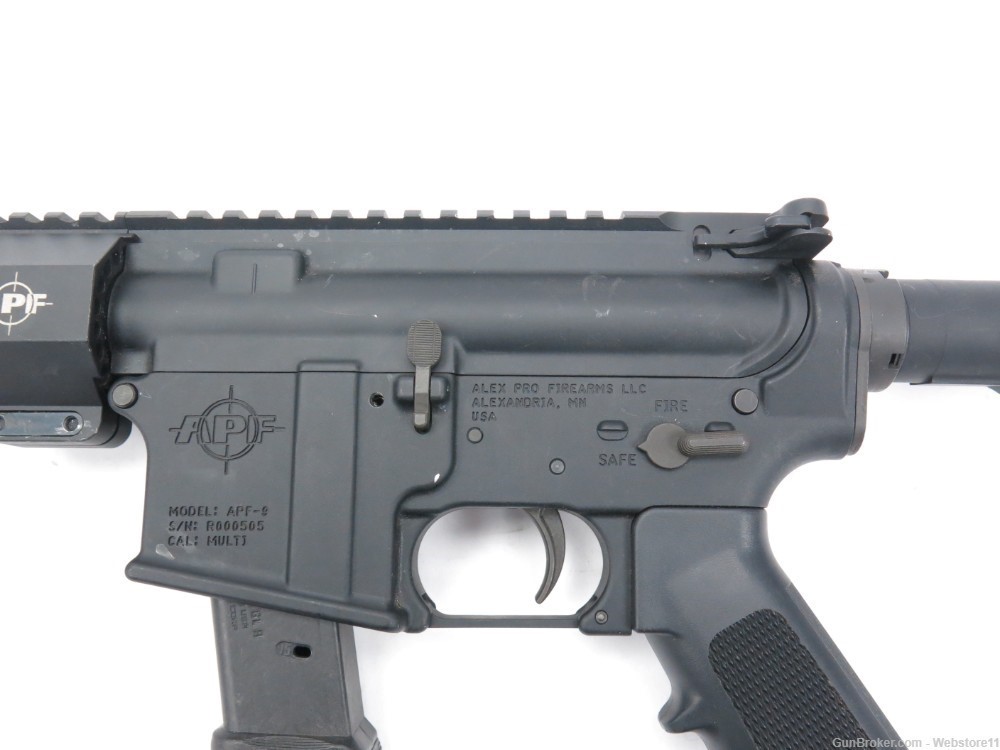 Alex Pro Firearms APF-9 9mm 6" Semi-Automatic Pistol w/ Magazine-img-5