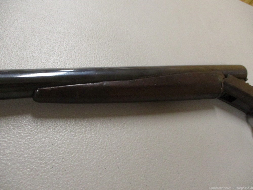 Antique wallhanger - Iver Johnson Side Lever Shotgun - 30" barrel BROKEN-img-4