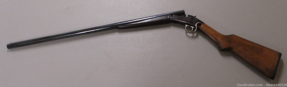 Antique wallhanger - Iver Johnson Side Lever Shotgun - 30" barrel BROKEN-img-0