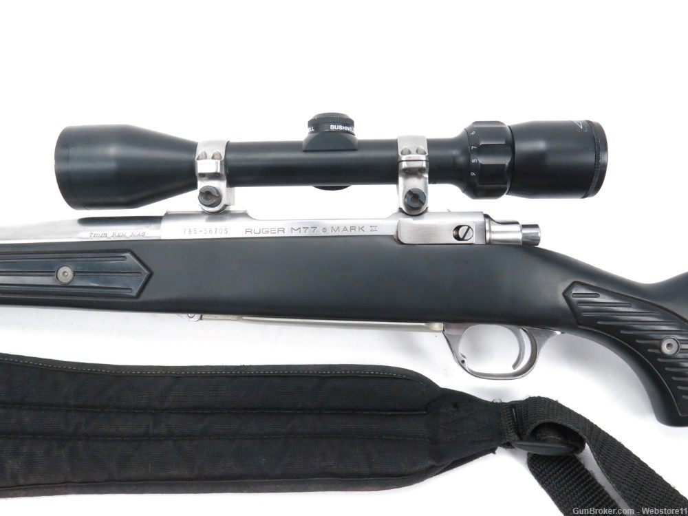 Ruger M77 Mark II 24" 7mm Rem Mag Bolt-Action Rifle w/ Scope & Sling-img-9
