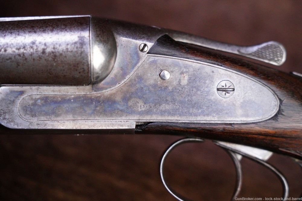 Lefever Arms Co Sidelock G Grade 12 GA Side By Side Shotgun & Case 1901 C&R-img-20