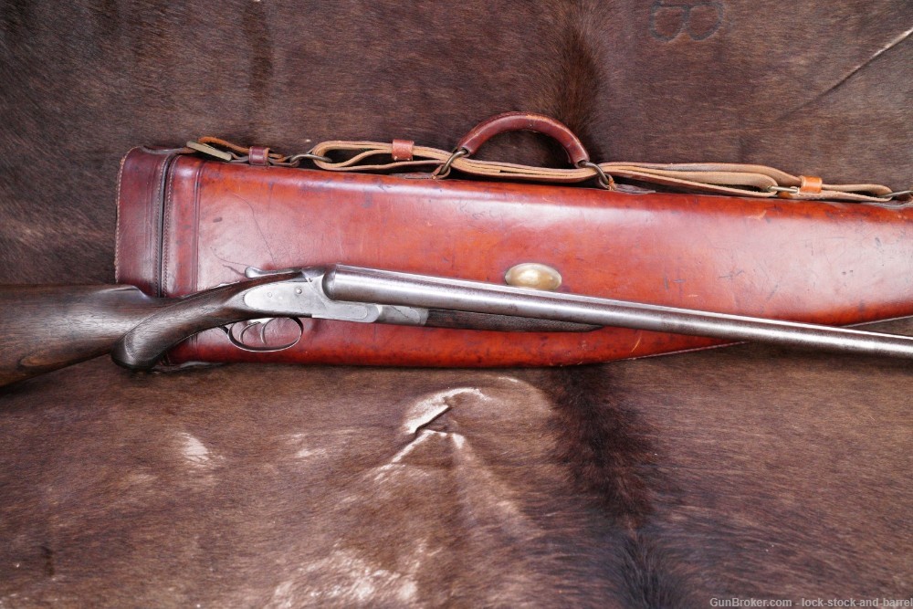 Lefever Arms Co Sidelock G Grade 12 GA Side By Side Shotgun & Case 1901 C&R-img-2