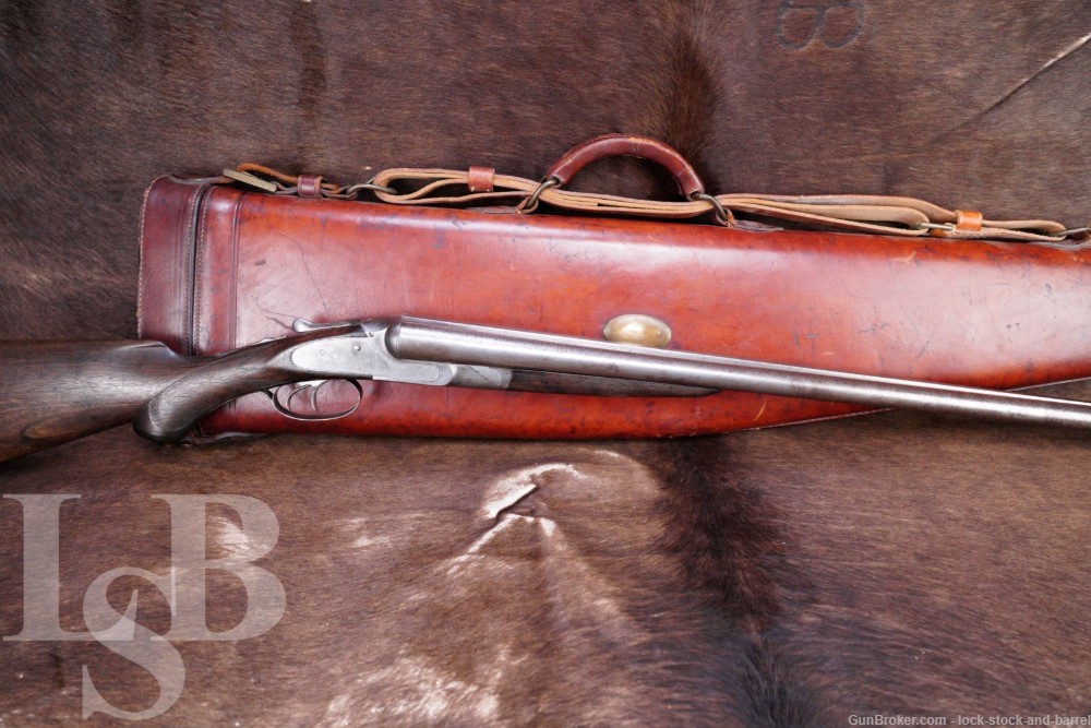 Lefever Arms Co Sidelock G Grade 12 GA Side By Side Shotgun & Case 1901 C&R-img-0