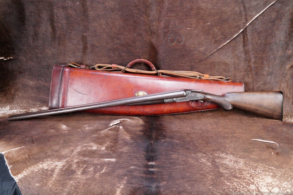 Lefever Arms Co Sidelock G Grade 12 GA Side By Side Shotgun & Case 1901 C&R-img-7
