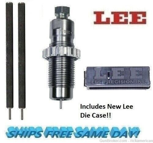 Lee Full Length Sizing Die for 450 Bushmaster 91134 & 2Decap Pins 90027-img-0
