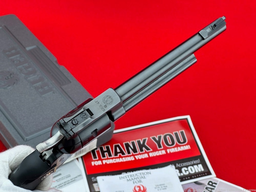 2014 Ruger Single-Six Convertible .17 HMR / .17-M2 Blue 6.5" - Collector!-img-11