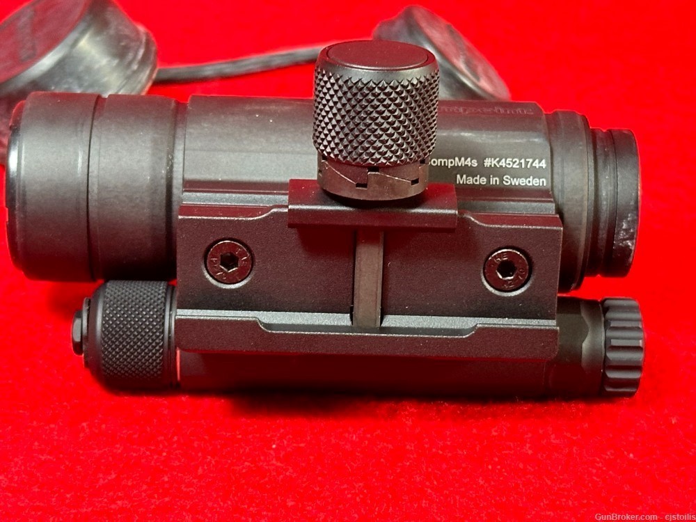 Authentic Aimpoint CompM4s Comp M4s 2MOA Red Dot 1x Rifle Optic QRP2Mount-img-3