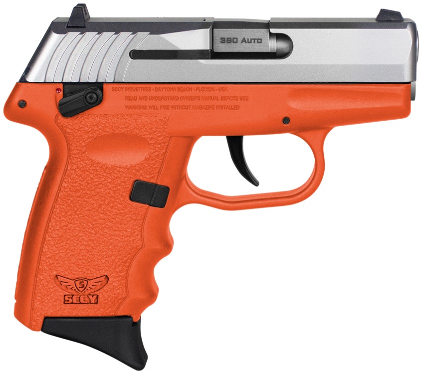 SCCY Industries CPX-4 380 ACP 10+1 2.96 Orange Polymer Grip CPX-4TTOR-img-0
