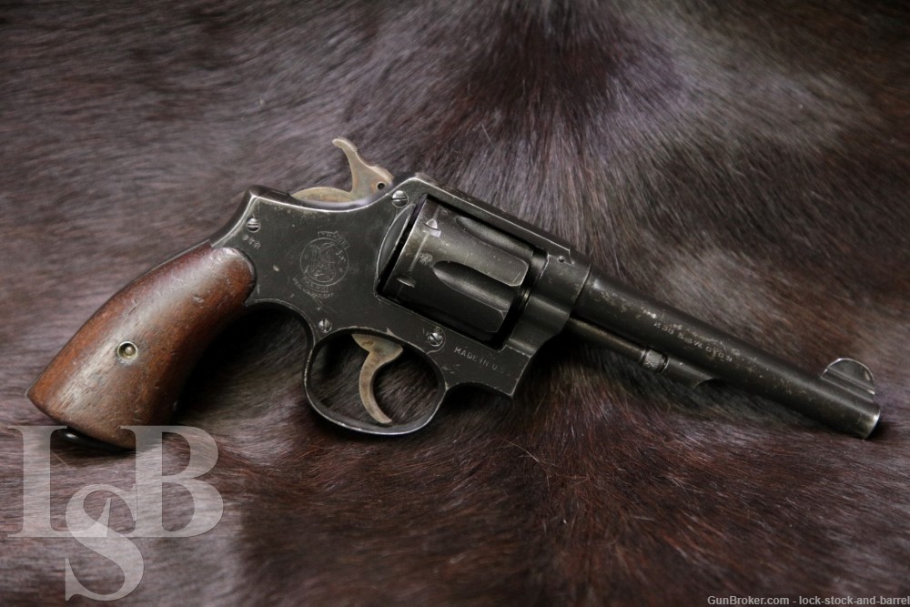 Smith & Wesson Model K-200 BSR .38 S&W 5" DA/SA Revolver, MFD 1940-1945 C&R-img-0