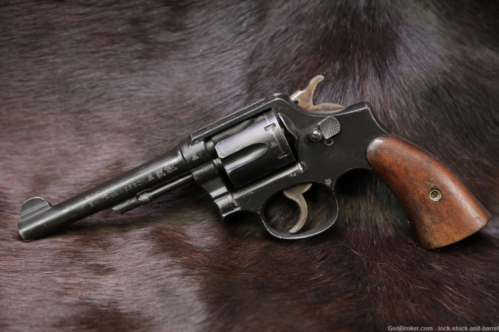 Smith & Wesson Model K-200 BSR .38 S&W 5" DA/SA Revolver, MFD 1940-1945 C&R-img-3