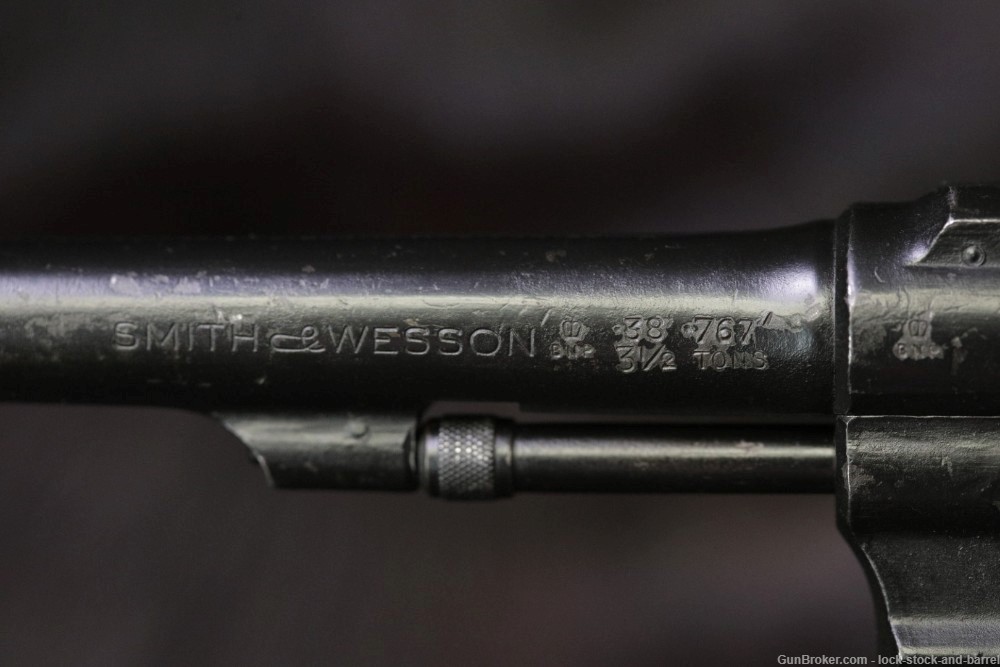 Smith & Wesson Model K-200 BSR .38 S&W 5" DA/SA Revolver, MFD 1940-1945 C&R-img-14
