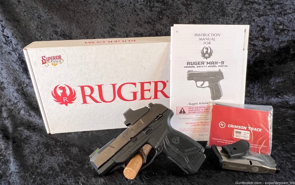 USED Ruger Lot : Ruger Max 9 & EC9S -img-1