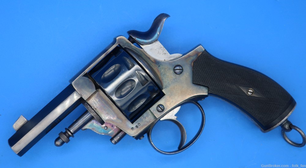 Francotte Belgian 10-Shot 7.65 Browning Double Action Revolver A Beauty!-img-0